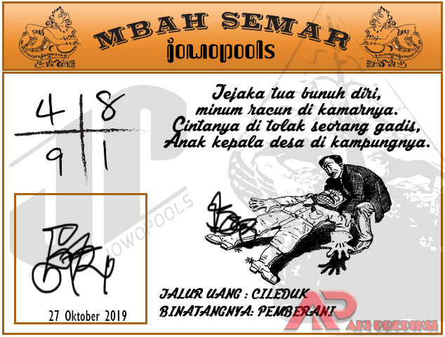 Syair SGP Mbah Semar 27 Oktober 2019
