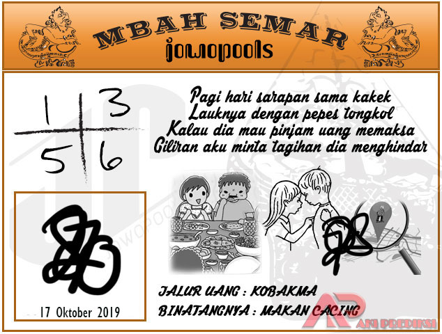 Syair SGP Mbah Semar 17 Oktober 2019